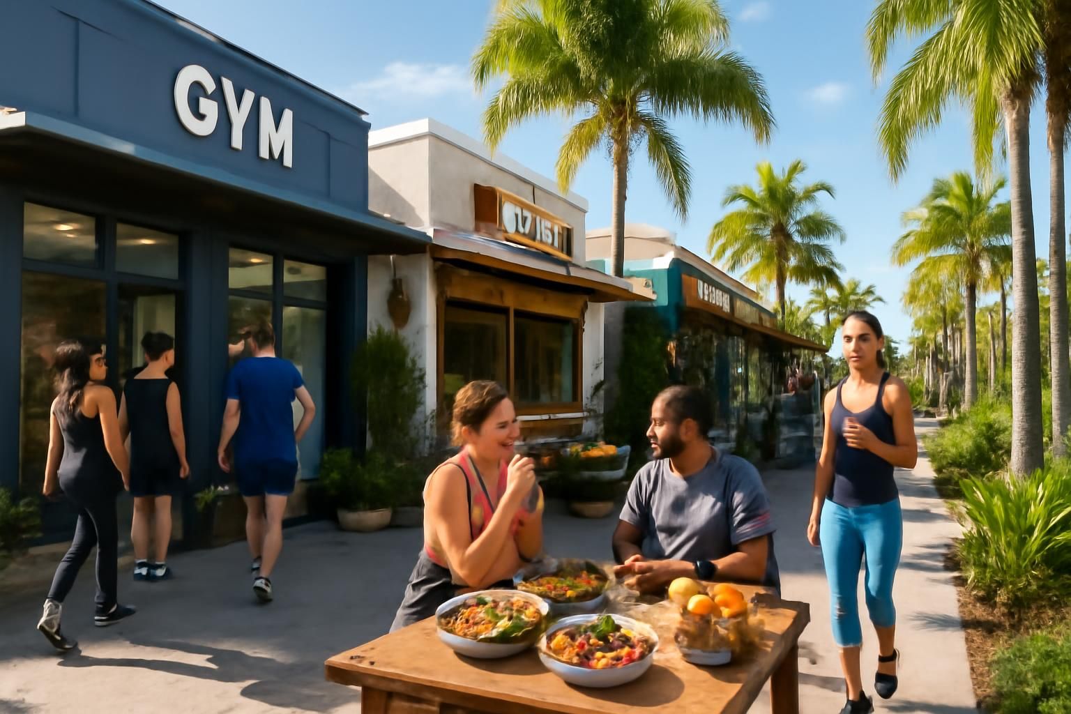 discover the best healthy eating spots near gyms in sunshine coast, australia, offering nutritious meals and convenient options for fitness enthusiasts.